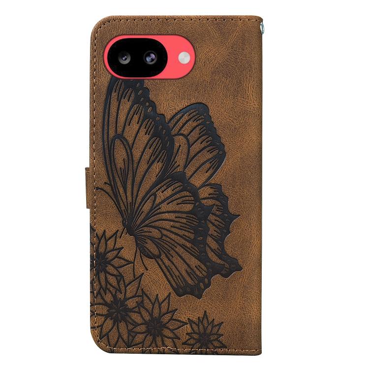 For Google Pixel 10a Retro Skin Feel Butterflies Embossing Horizontal Flip Leather Phone Case