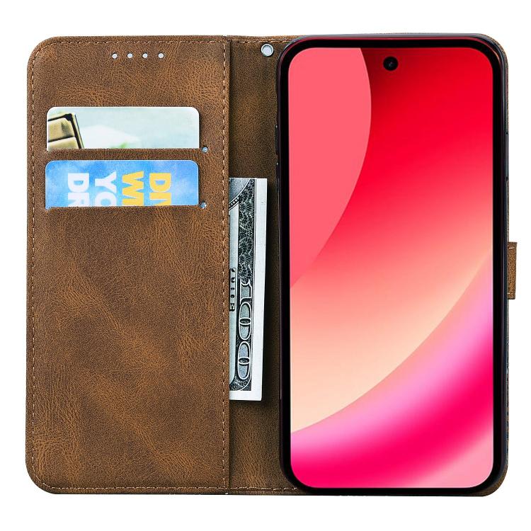 For Google Pixel 10a Retro Skin Feel Butterflies Embossing Horizontal Flip Leather Phone Case