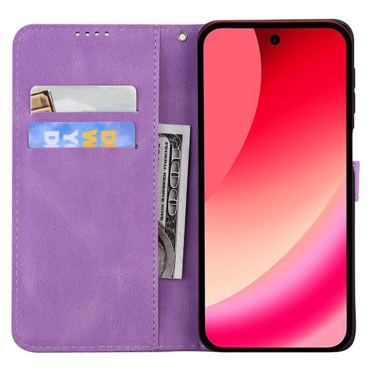 For Google Pixel 10a Retro Skin Feel Butterflies Embossing Horizontal Flip Leather Phone Case
