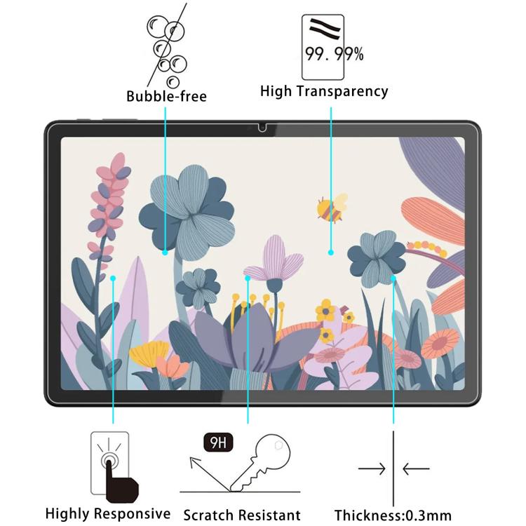 For HUION Kamvas Slate 11 inch 9H 0.3mm Explosion-proof Tempered Glass Film