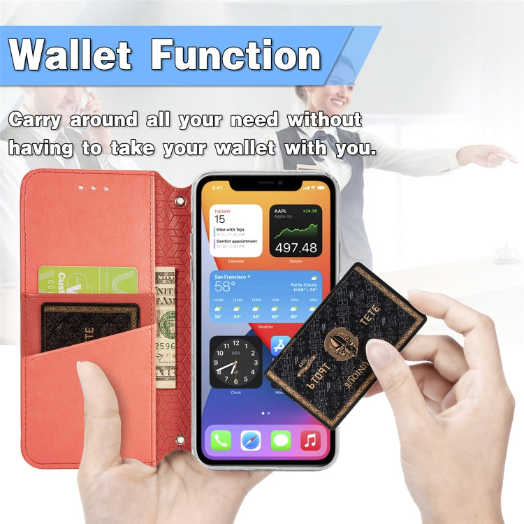 For iPhone 12 Pro Max Blooming Mandala Embossed Pattern Magnetic Horizontal Flip Leather Case with Holder & Card Slots & Wallet