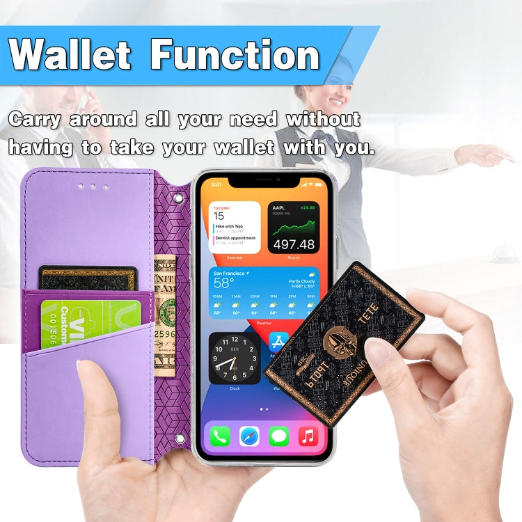 For iPhone 12 Pro Max Blooming Mandala Embossed Pattern Magnetic Horizontal Flip Leather Case with Holder & Card Slots & Wallet