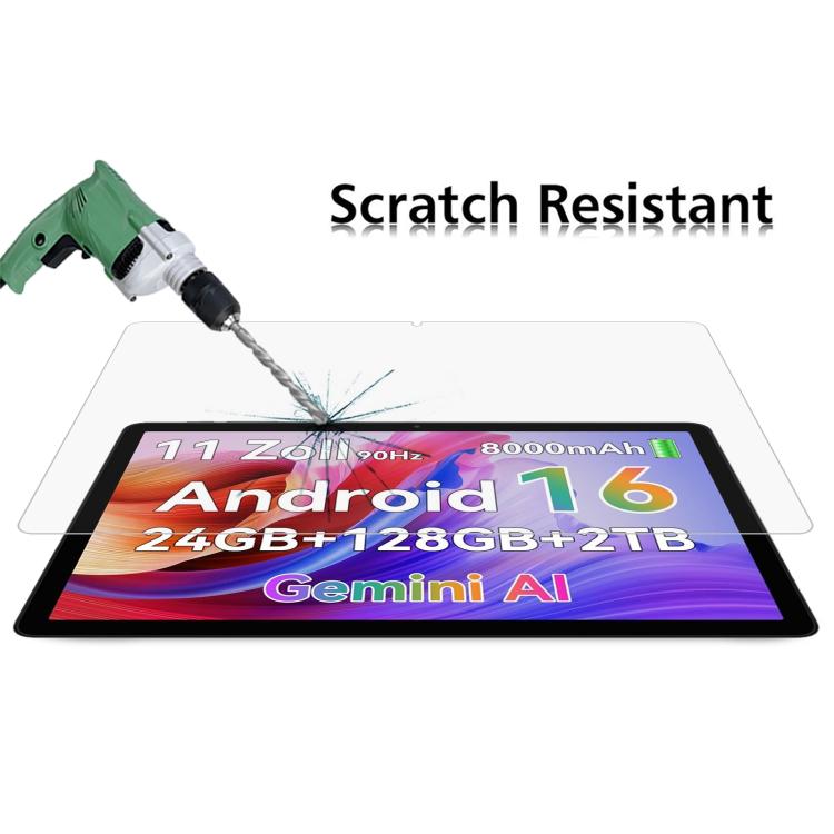 For KINGRID T90 11 inch 25pcs 9H 0.3mm Explosion-proof Tempered Glass Film
