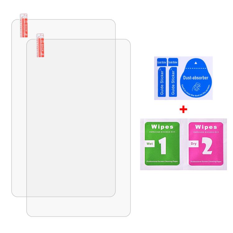 For Philips T7335 8.7 inch 2pcs 9H 0.3mm Explosion-proof Tempered Glass Film