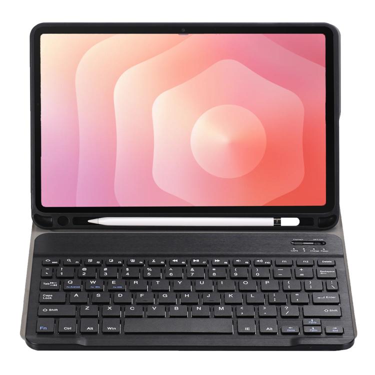 For Samsung Galaxy Tab S11 Candy Color TPU Bluetooth Keyboard Leather Tablet Case with Pen Holder