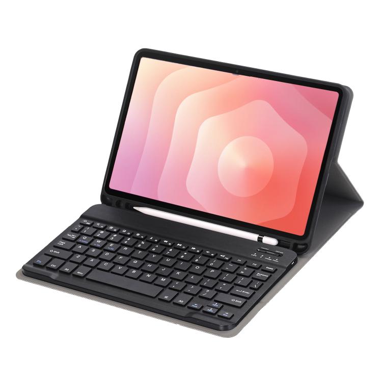 For Samsung Galaxy Tab S11 Candy Color TPU Bluetooth Keyboard Leather Tablet Case with Pen Holder