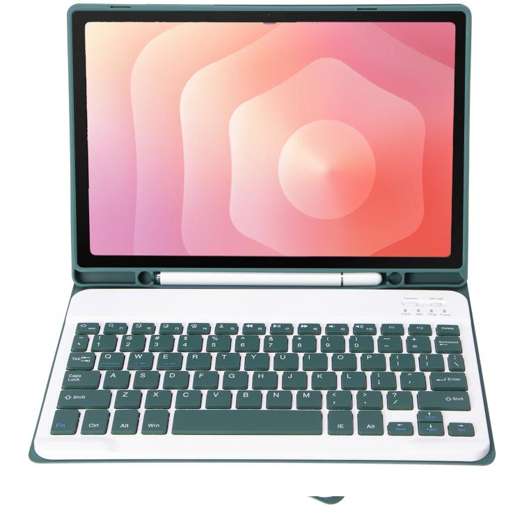 For Samsung Galaxy Tab S11 Candy Color TPU Bluetooth Keyboard Leather Tablet Case with Pen Holder