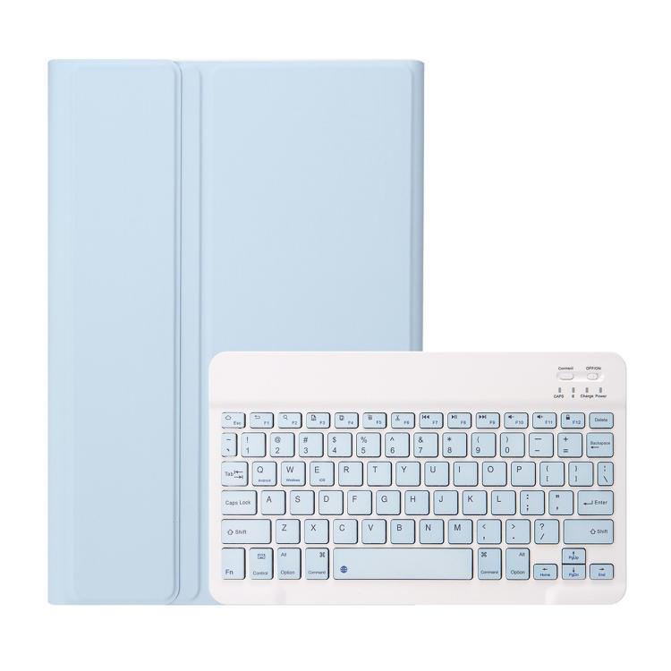 For Samsung Galaxy Tab S11 Candy Color TPU Bluetooth Keyboard Leather Tablet Case with Pen Holder
