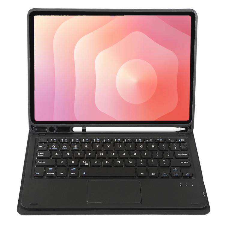 For Samsung Galaxy Tab S11 Candy Color TPU Touch Bluetooth Keyboard Leather Tablet Case with Pen Holder