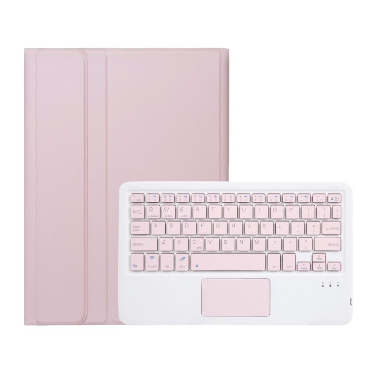 For Samsung Galaxy Tab S11 Candy Color TPU Touch Bluetooth Keyboard Leather Tablet Case with Pen Holder