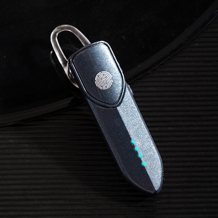 V19S Bluetooth 5.0 Business Style Fingerprint Touch Bluetooth Earphone