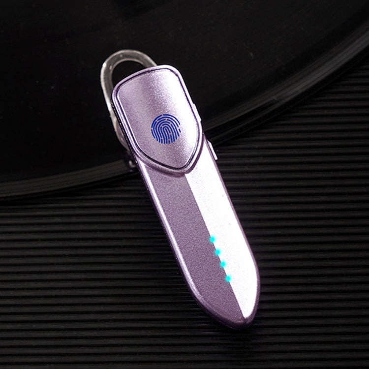 V19S Bluetooth 5.0 Business Style Fingerprint Touch Bluetooth Earphone