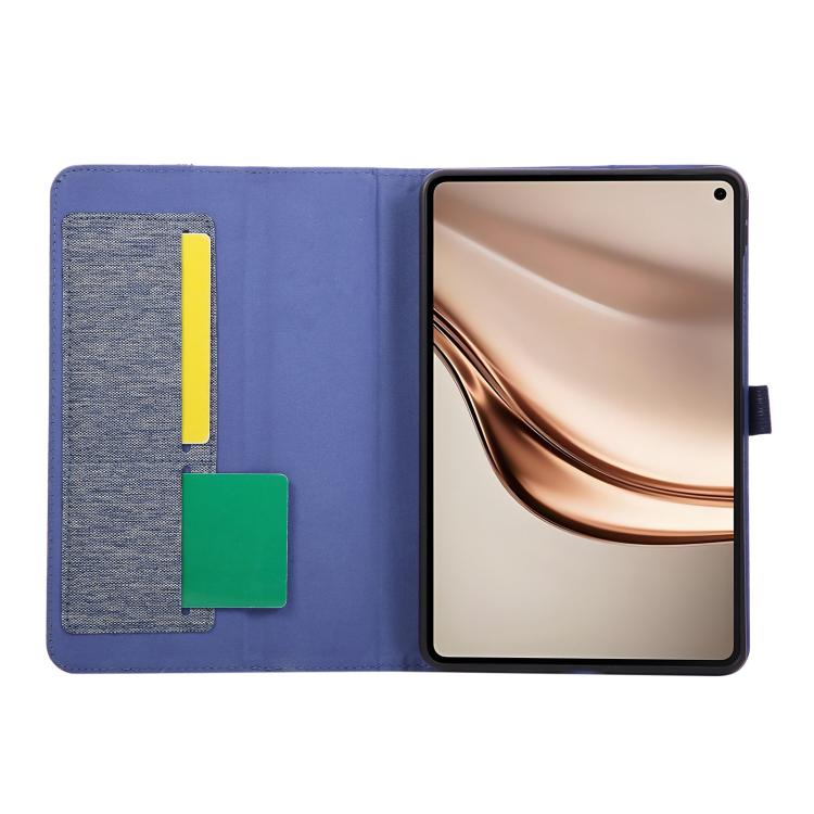 For Huawei MatePad Mini 8.8 Fabric Texture Horizontal Flip Leather Tablet Case