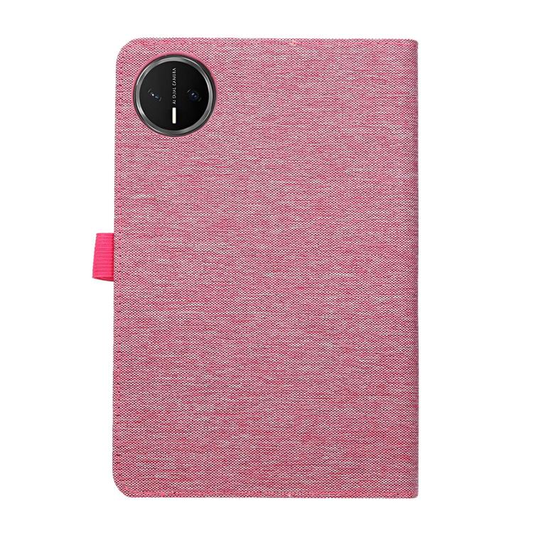 For Huawei MatePad Mini 8.8 Fabric Texture Horizontal Flip Leather Tablet Case