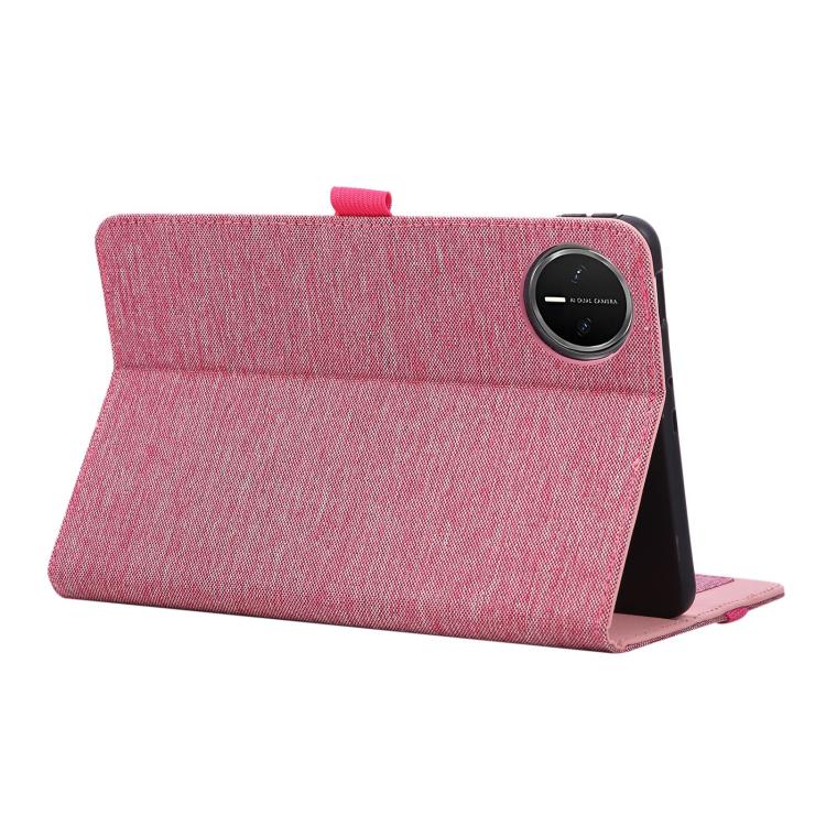 For Huawei MatePad Mini 8.8 Fabric Texture Horizontal Flip Leather Tablet Case