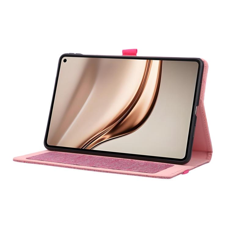 For Huawei MatePad Mini 8.8 Fabric Texture Horizontal Flip Leather Tablet Case