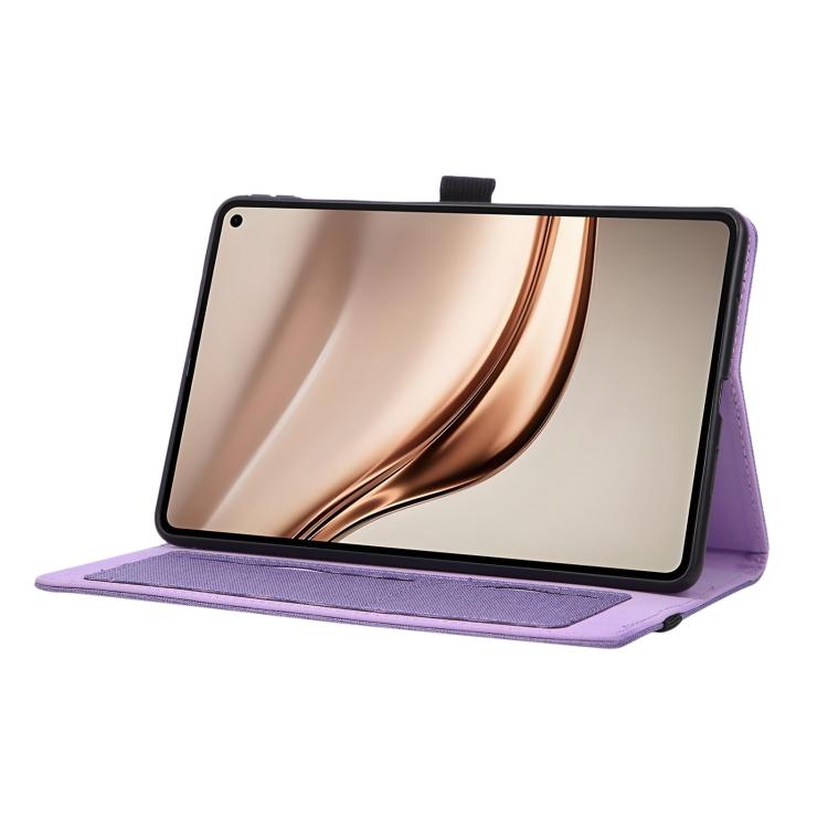 For Huawei MatePad Mini 8.8 Fabric Texture Horizontal Flip Leather Tablet Case