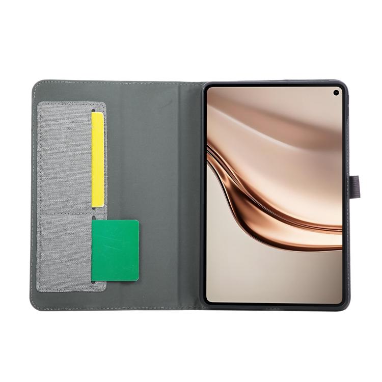 For Huawei MatePad Mini 8.8 Fabric Texture Horizontal Flip Leather Tablet Case