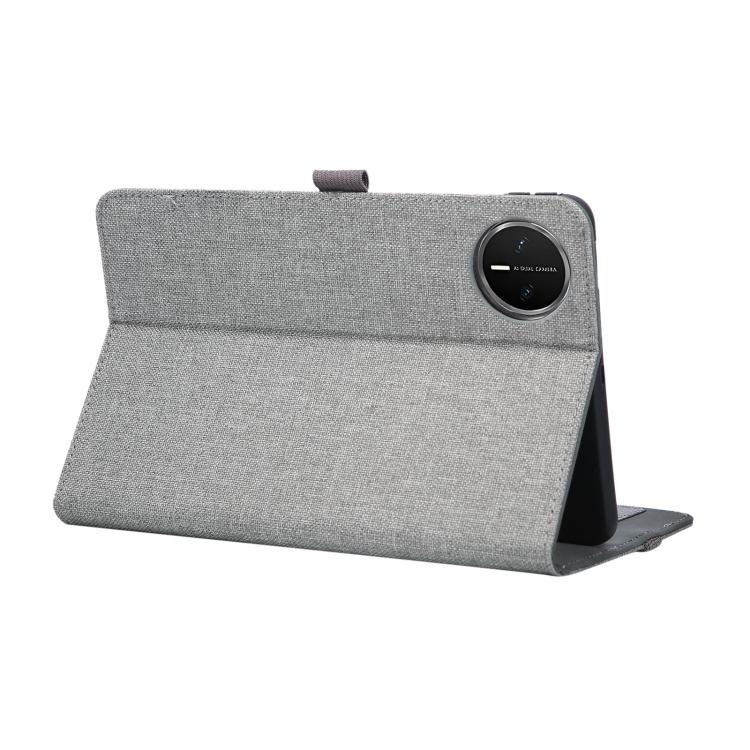 For Huawei MatePad Mini 8.8 Fabric Texture Horizontal Flip Leather Tablet Case