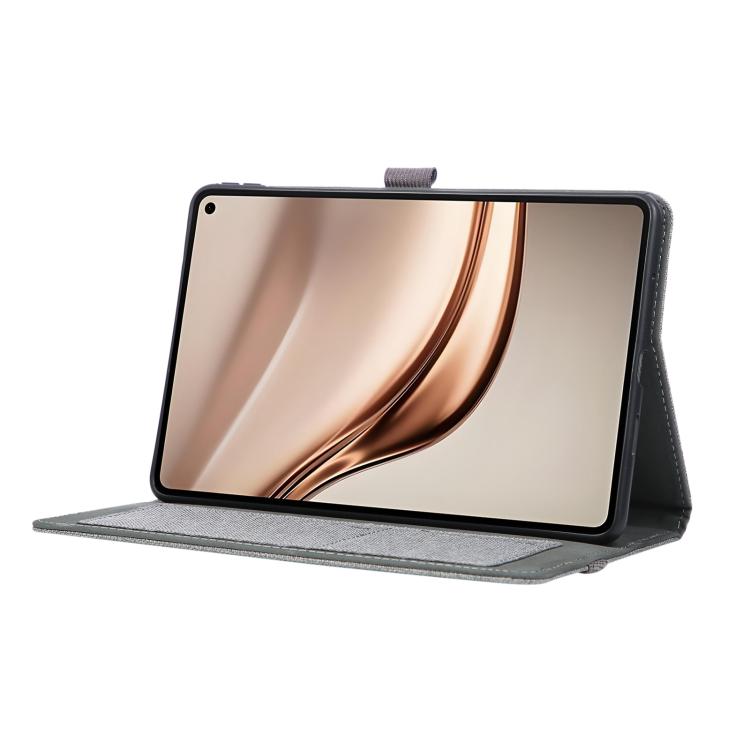 For Huawei MatePad Mini 8.8 Fabric Texture Horizontal Flip Leather Tablet Case