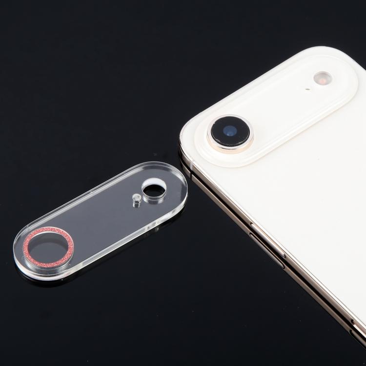 For iPhone Air Glitter Ring Tempered Glass Camera Lens Film