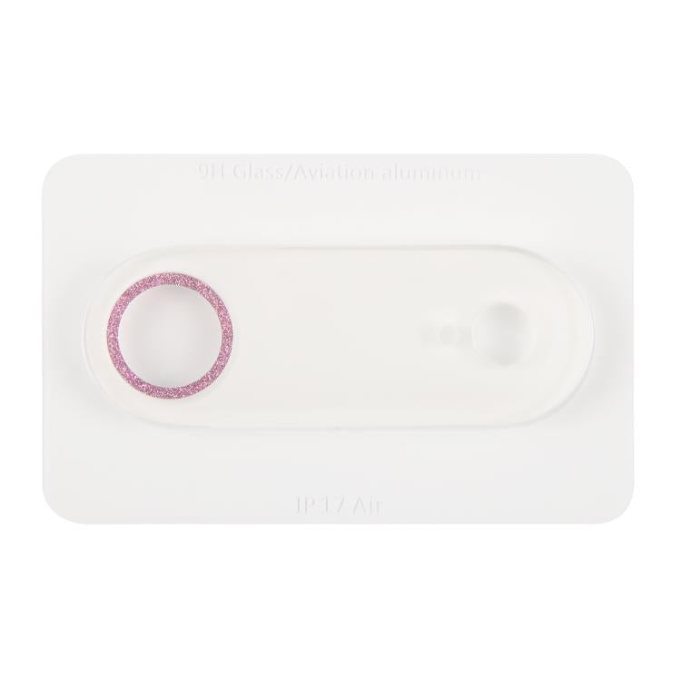 For iPhone Air Glitter Ring Tempered Glass Camera Lens Film