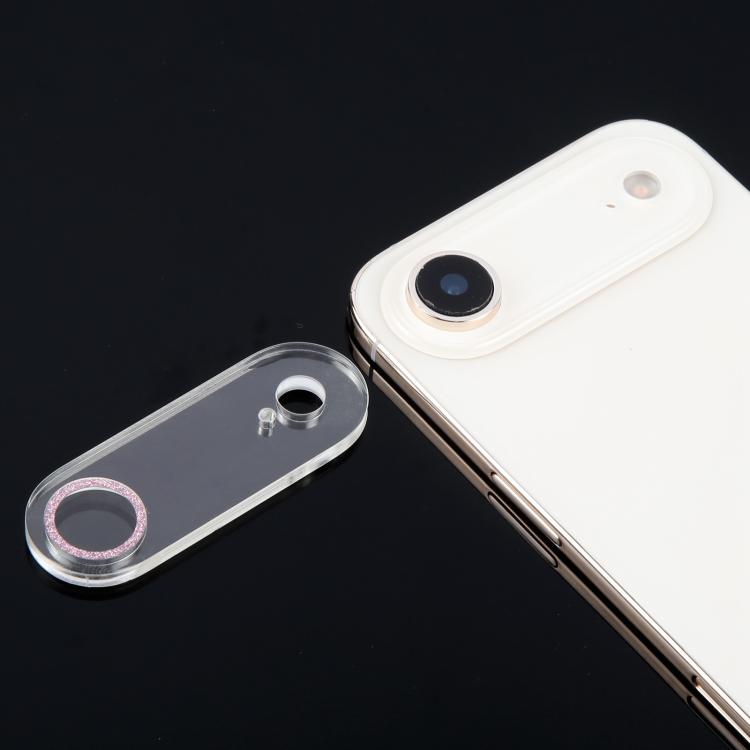For iPhone Air Glitter Ring Tempered Glass Camera Lens Film