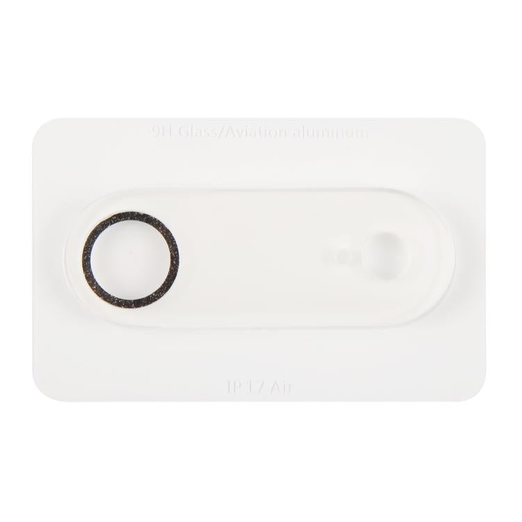 For iPhone Air Glitter Ring Tempered Glass Camera Lens Film