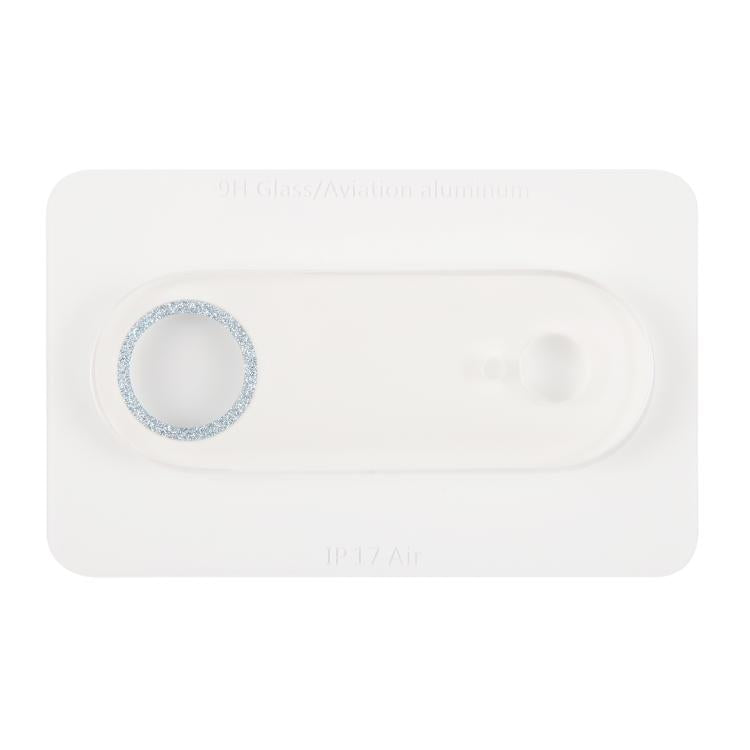For iPhone Air Glitter Ring Tempered Glass Camera Lens Film