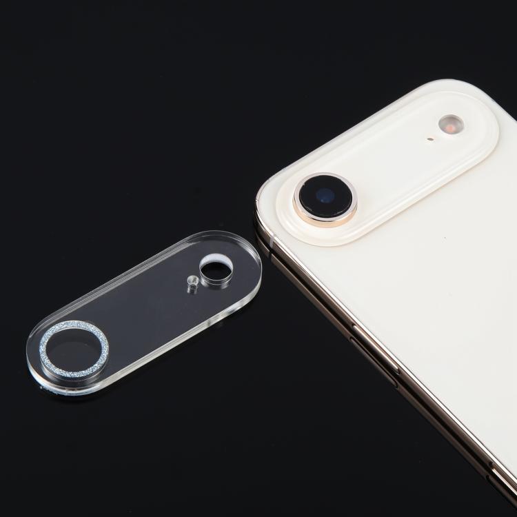 For iPhone Air Glitter Ring Tempered Glass Camera Lens Film