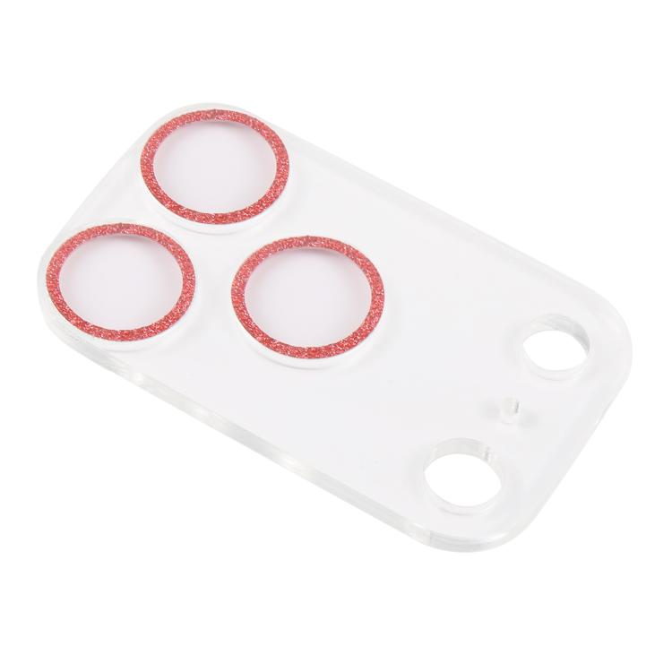 For iPhone 17 Pro Glitter Ring Tempered Glass Camera Lens Film