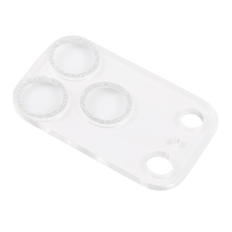 For iPhone 17 Pro Glitter Ring Tempered Glass Camera Lens Film