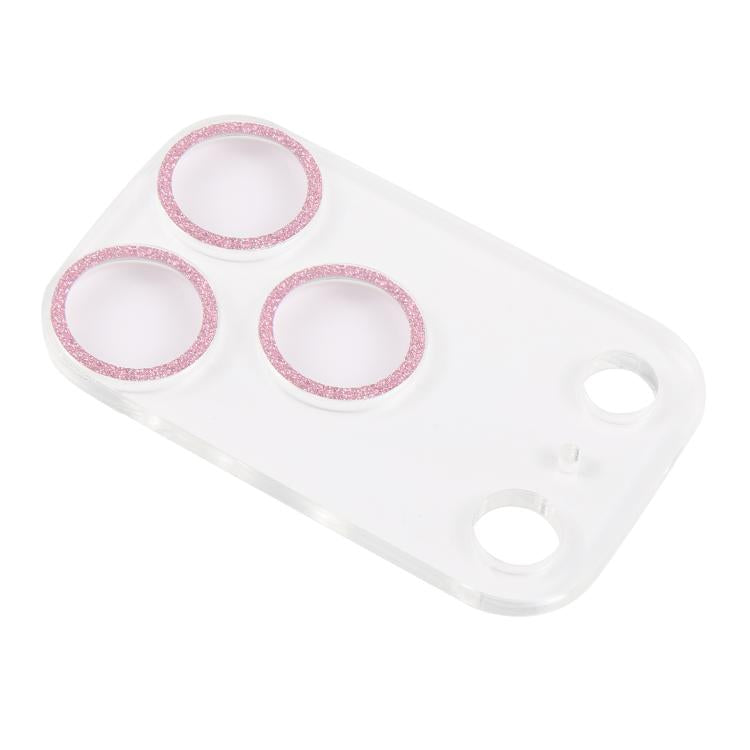 For iPhone 17 Pro Glitter Ring Tempered Glass Camera Lens Film