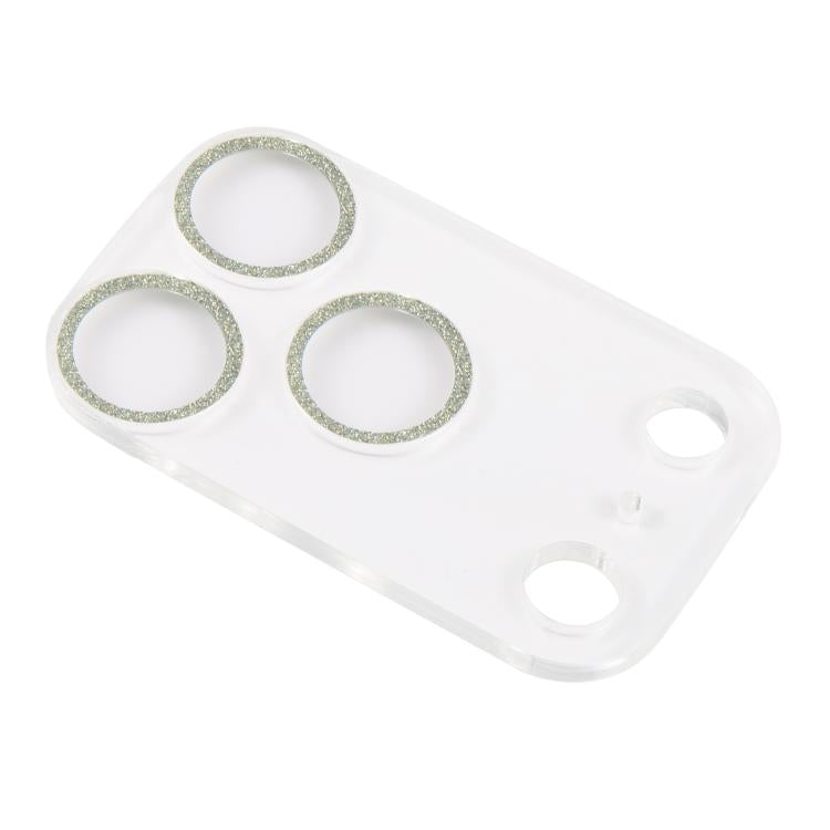 For iPhone 17 Pro Glitter Ring Tempered Glass Camera Lens Film