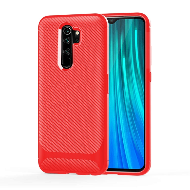 For Xiaomi Mi Note 10 Lite Carbon Fiber Texture Shockproof TPU Protective Case