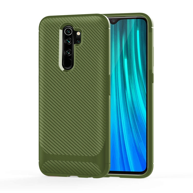 For Xiaomi Mi Note 10 Lite Carbon Fiber Texture Shockproof TPU Protective Case
