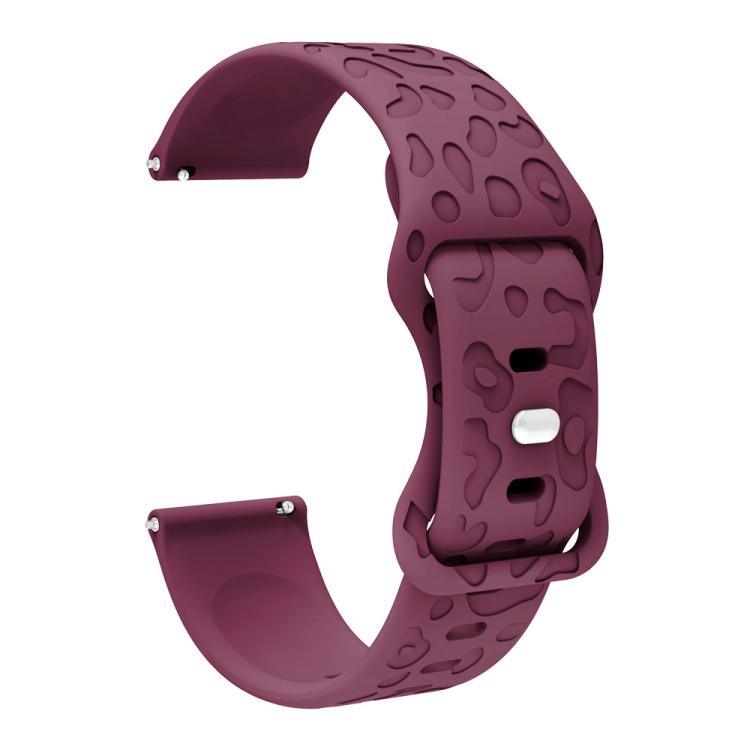 20mm xDfind Leopard Print Silicone Watch Band