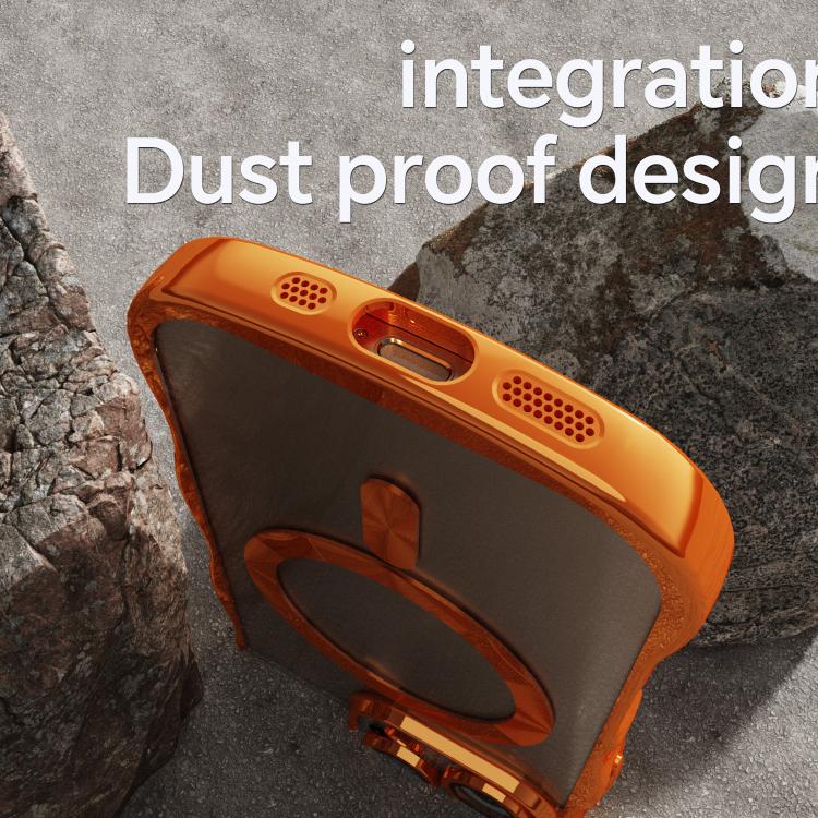 For iPhone 16 Pro Max Big Wave Electroplating MagSafe Magnetic Phone Case