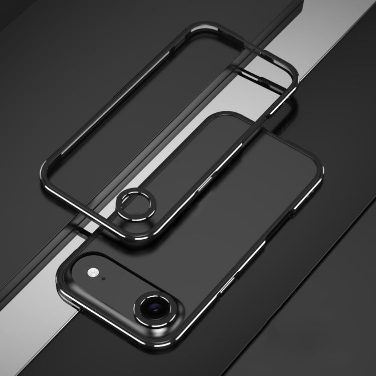 For iPhone Air Aurora Series Lens Protector + Metal Frame Phone Case
