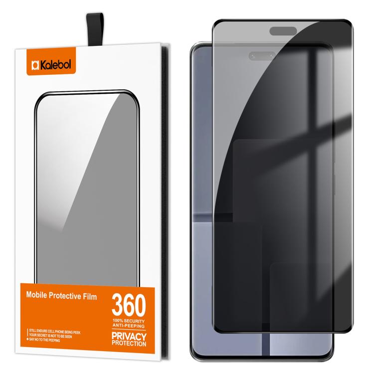 For Xiaomi Civi 3 Kalebol Curved High-Aluminum Screen-Printed Full-Coverage Anti-Fingerprint Black-Border Privacy Tempered Glass Film