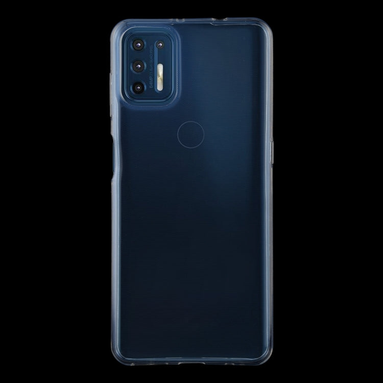 For Motorola Moto G9 Plus 0.75mm Ultra-thin Transparent TPU Soft Protective Case