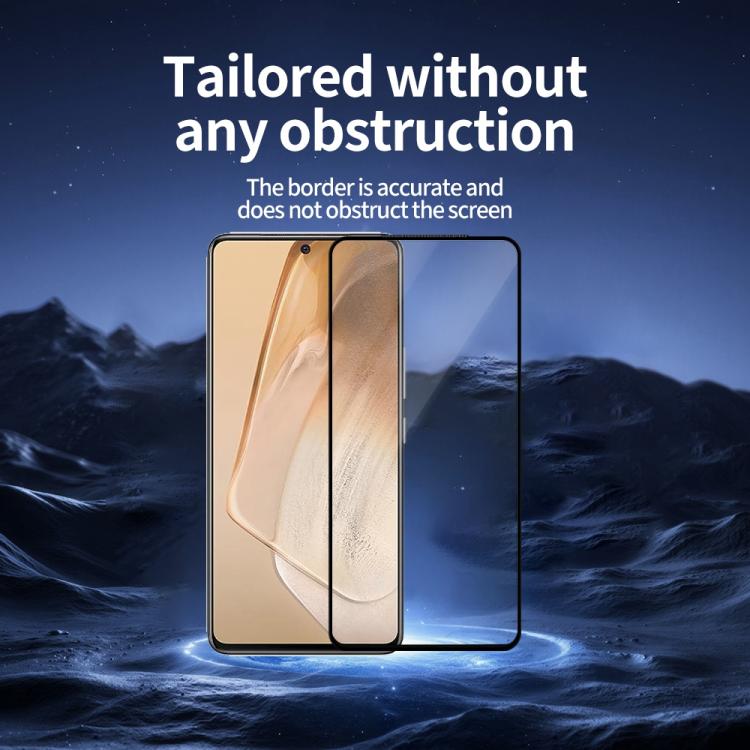 For vivo iQOO Neo5 Do As You Wish Silk Screen Printed HD Tempered Glass Film - Black