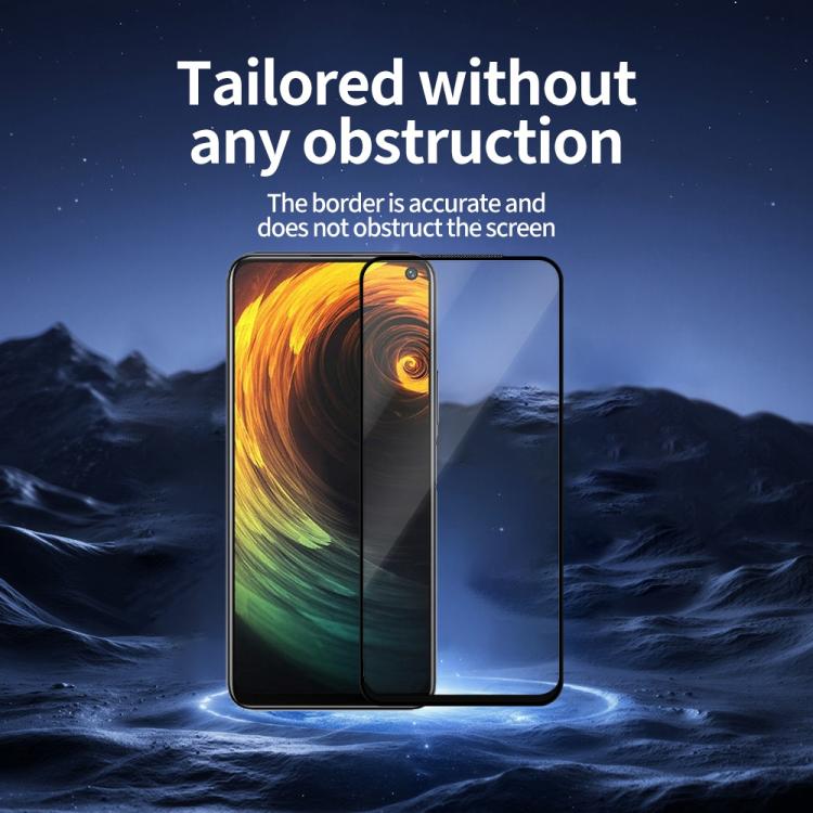 For vivo iQOO Neo5 Lite Do As You Wish Silk Screen Printed HD Tempered Glass Film - Black