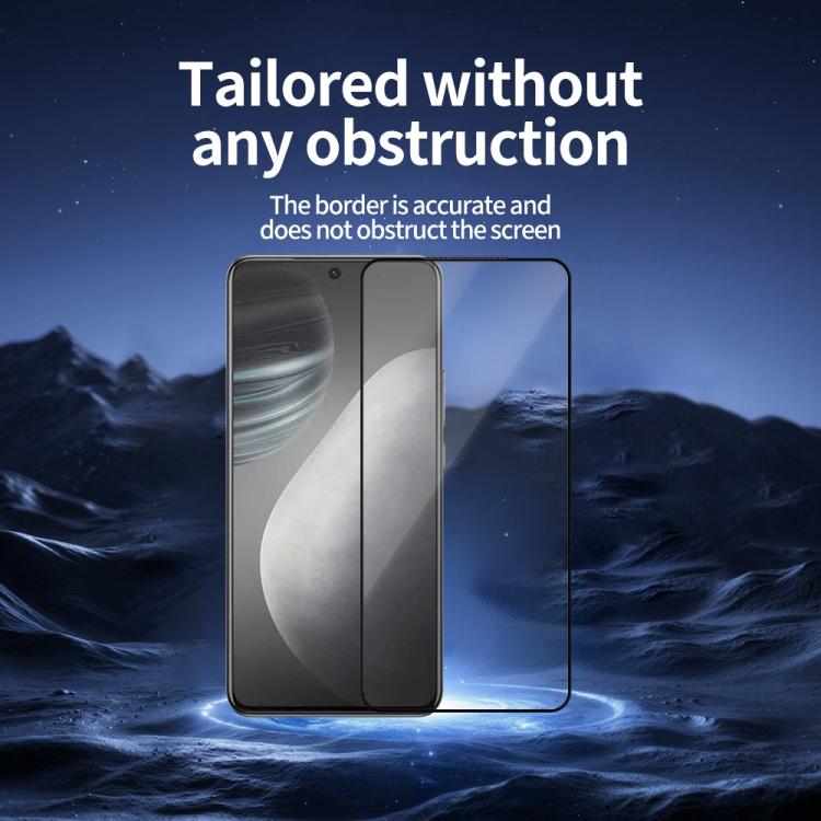 For vivo iQOO 7 5pcs / Pack Do As You Wish Silk Screen Printed HD Tempered Glass Film - Black
