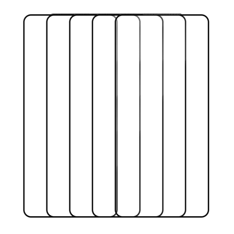 For vivo iQOO 9 SE / Neo3 5pcs / Pack Do As You Wish Silk Screen Printed HD Tempered Glass Film - Black
