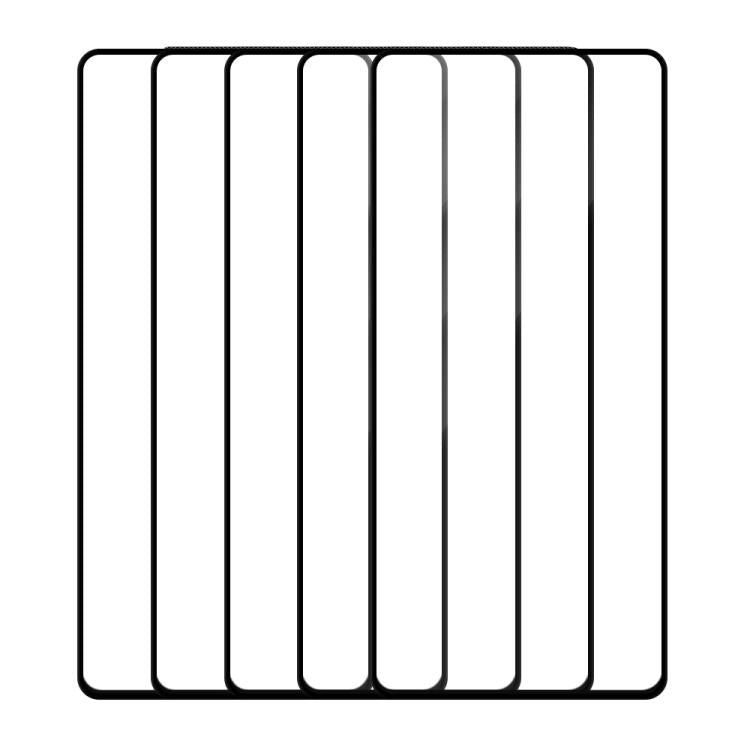 For vivo iQOO 11 5pcs / Pack Do As You Wish Silk Screen Printed HD Tempered Glass Film - Black