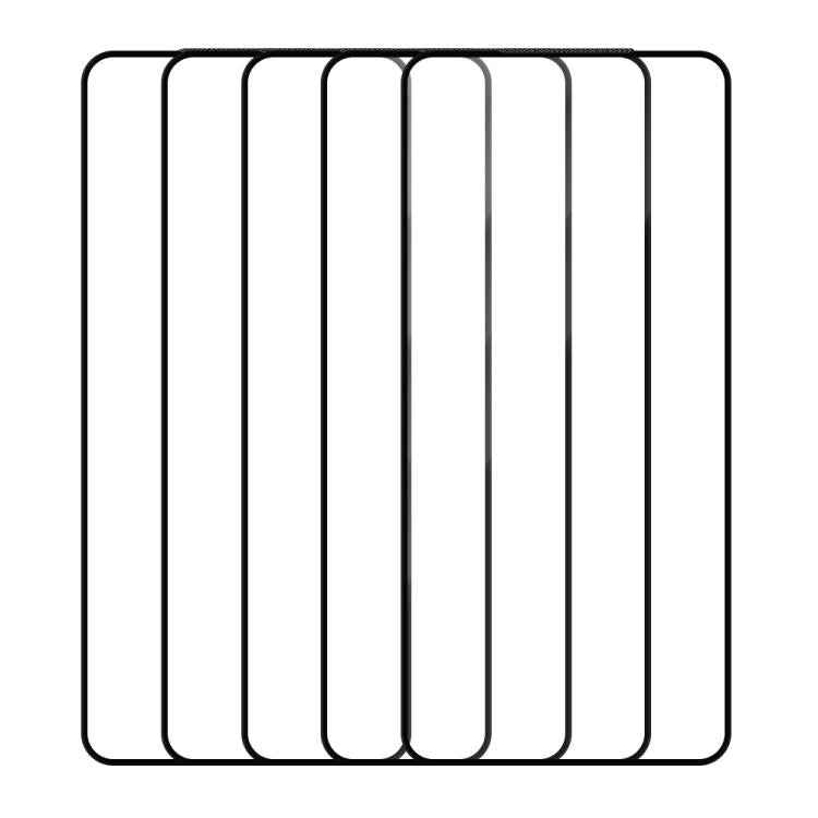 For vivo iQOO 13 5pcs / Pack Do As You Wish Silk Screen Printed HD Tempered Glass Film - Black