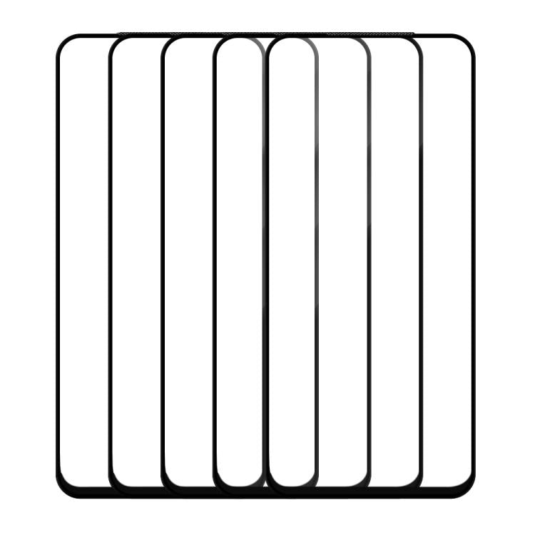 For vivo iQOO Neo5 Lite 5pcs / Pack Do As You Wish Silk Screen Printed HD Tempered Glass Film - Black
