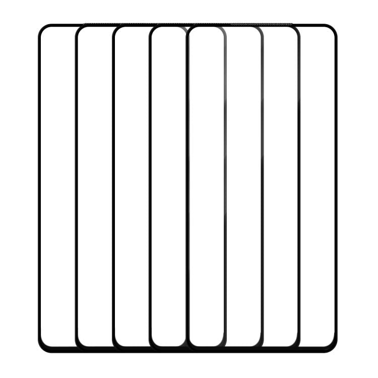 For vivo iQOO Neo6 5pcs / Pack Do As You Wish Silk Screen Printed HD Tempered Glass Film - Black