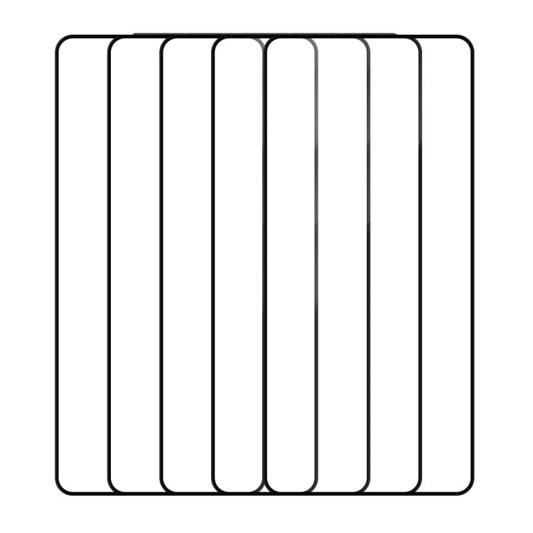 For vivo iQOO Neo9 5pcs / Pack Do As You Wish Silk Screen Printed HD Tempered Glass Film - Black